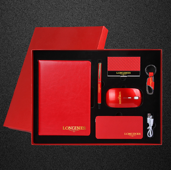 红色六件套 商务套装礼盒