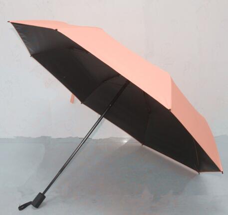 折叠伞 水滴菱角小黑伞